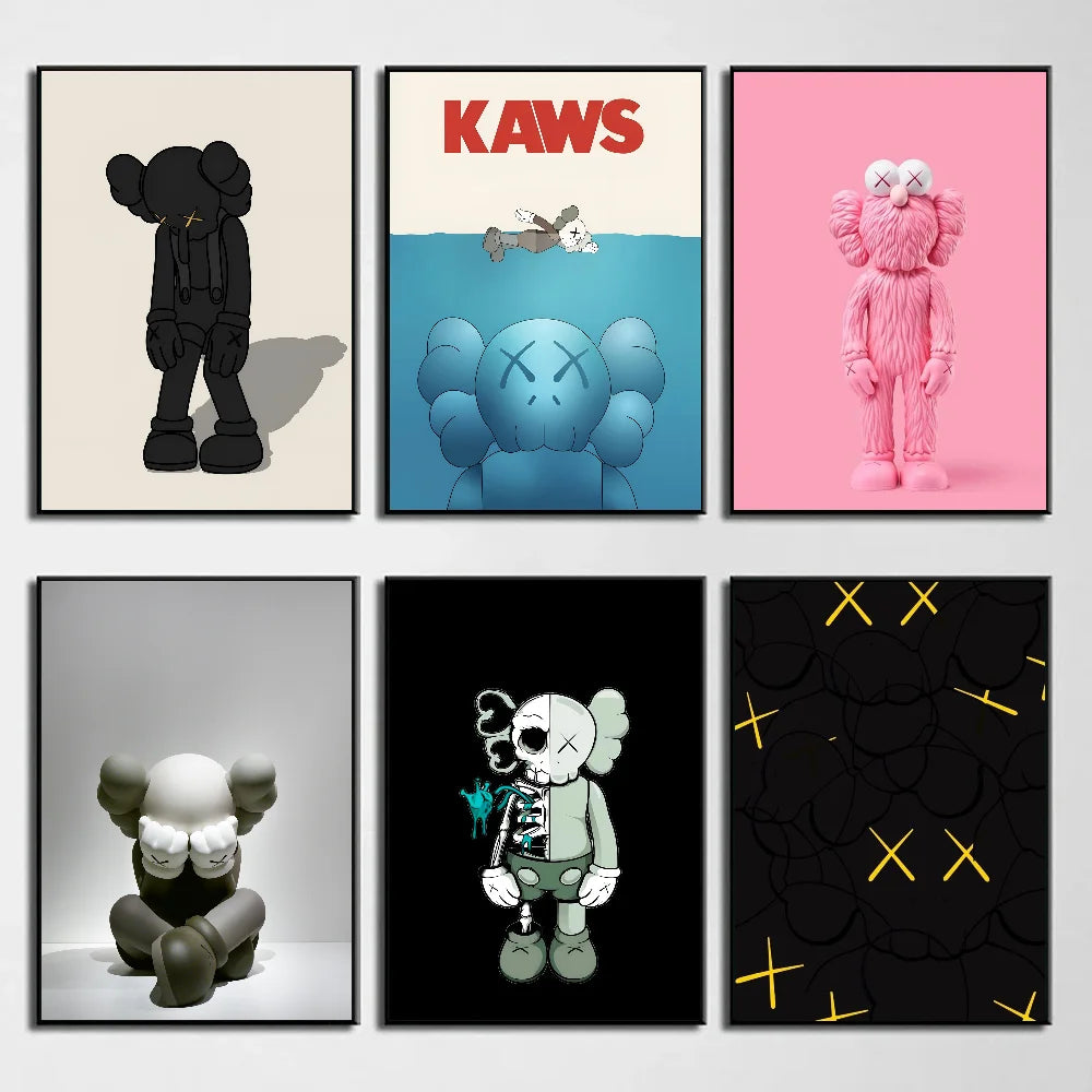 Graffiti teddy bear poster with vibrant colors for street art lovers