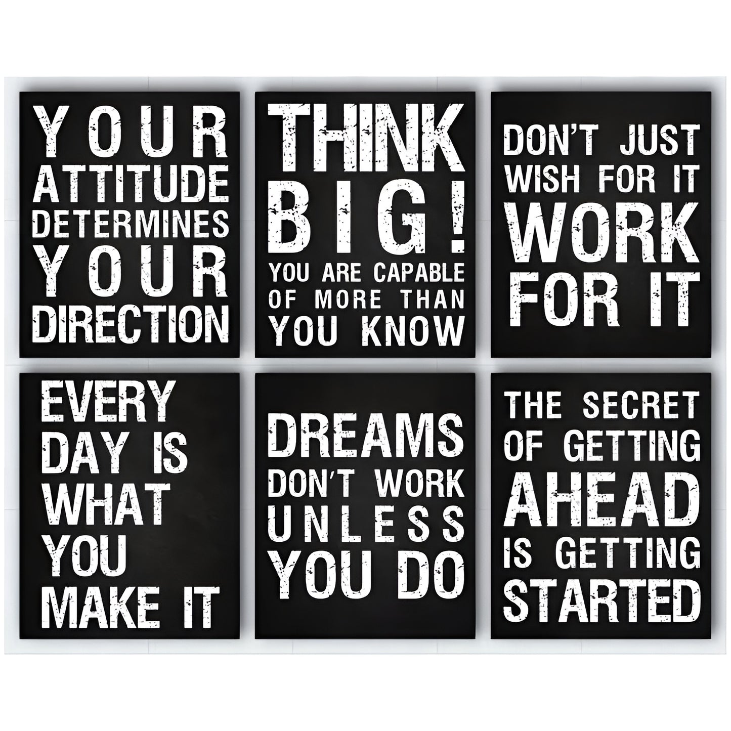 Inspirational sayings prints for bedroom and living room wall art decoration