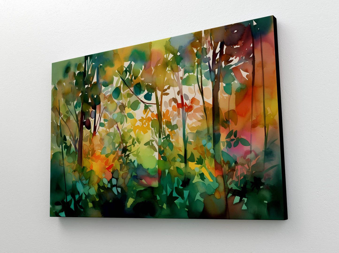 watercolor painting or watercolor prints - side angle