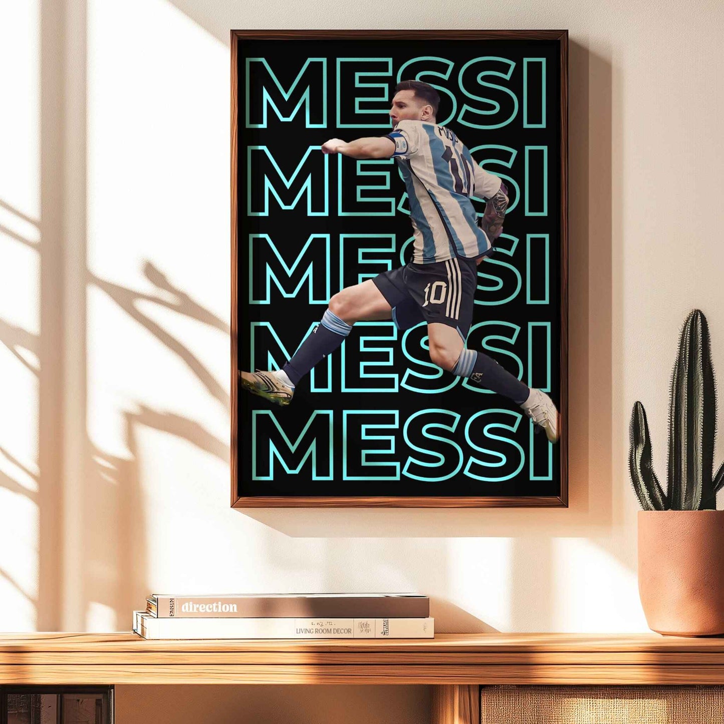 Leo Messi wall art football gifts sports poster