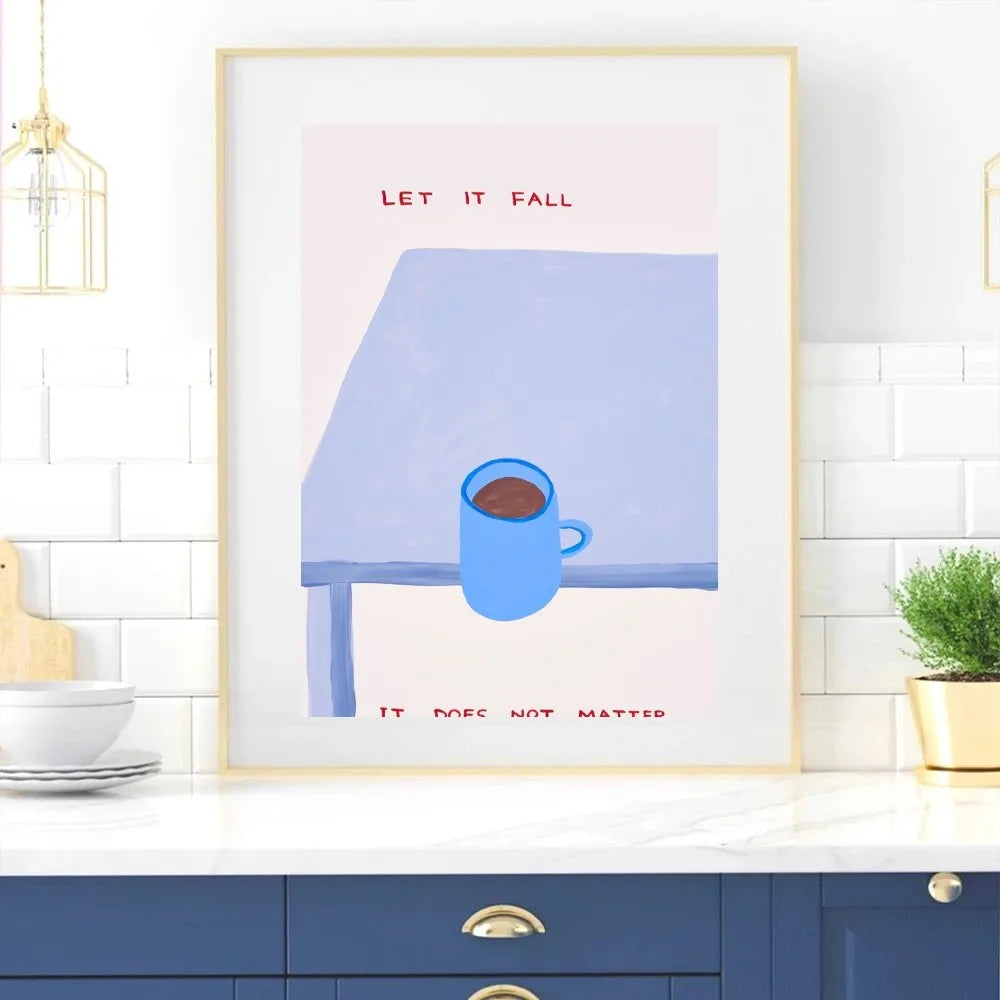Funny and creative David Shrigley home decor poster