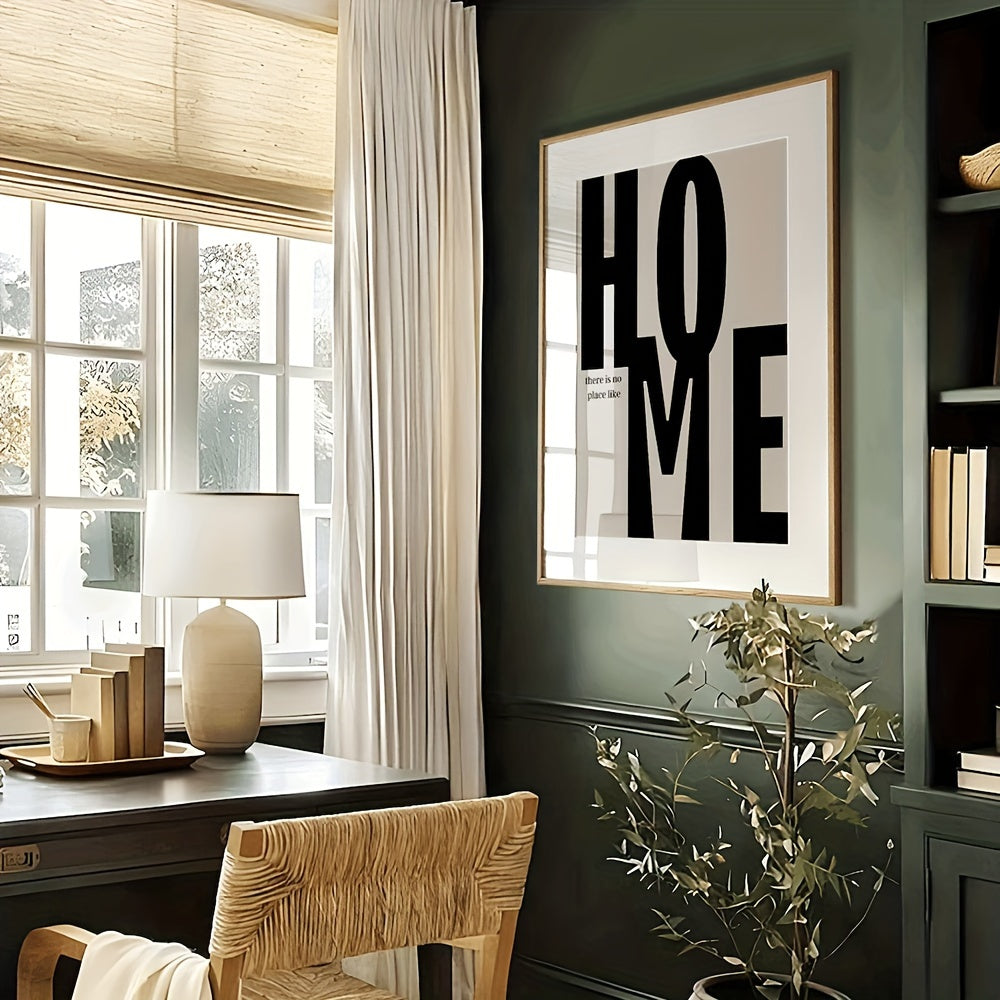 Contemporary room decoration with minimalist quote for bedroom and living room
