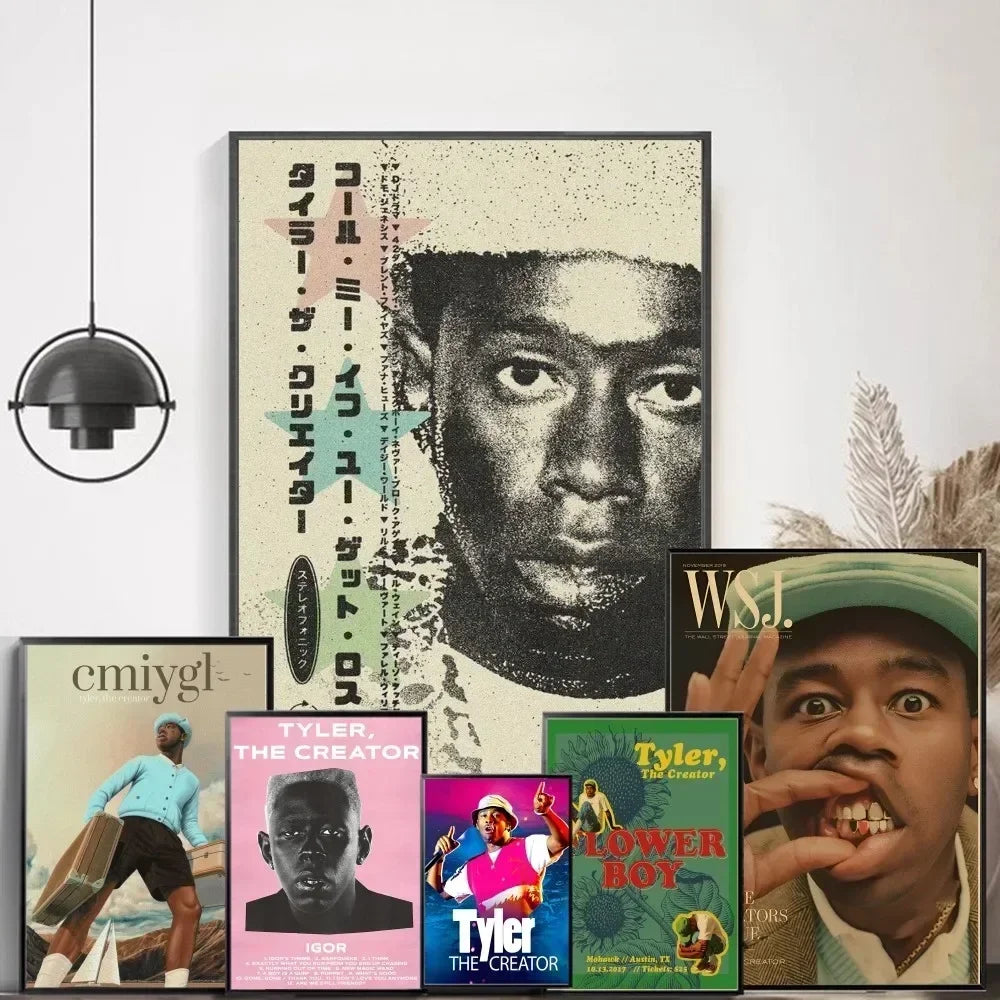 T-TylerS The Creator rapper fancy wall poster for modern living room decor