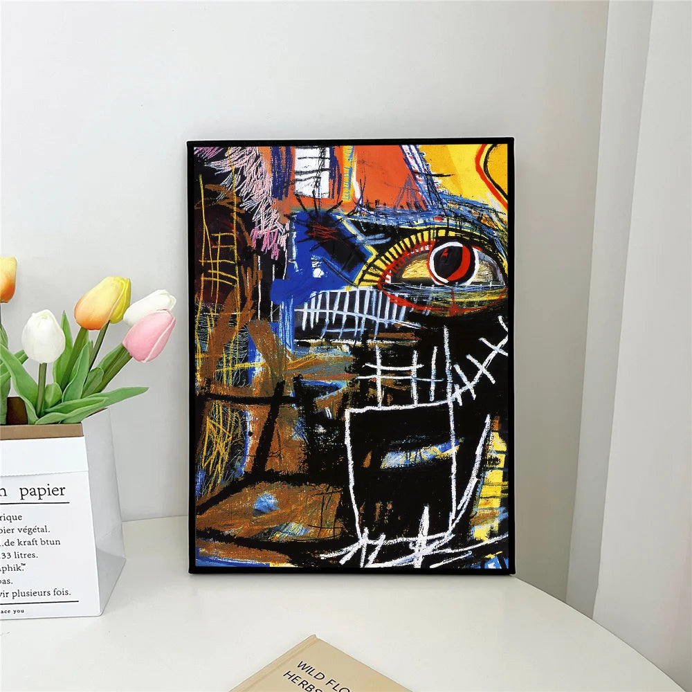 Anime street art graffiti wall poster for trendy and stylish spaces