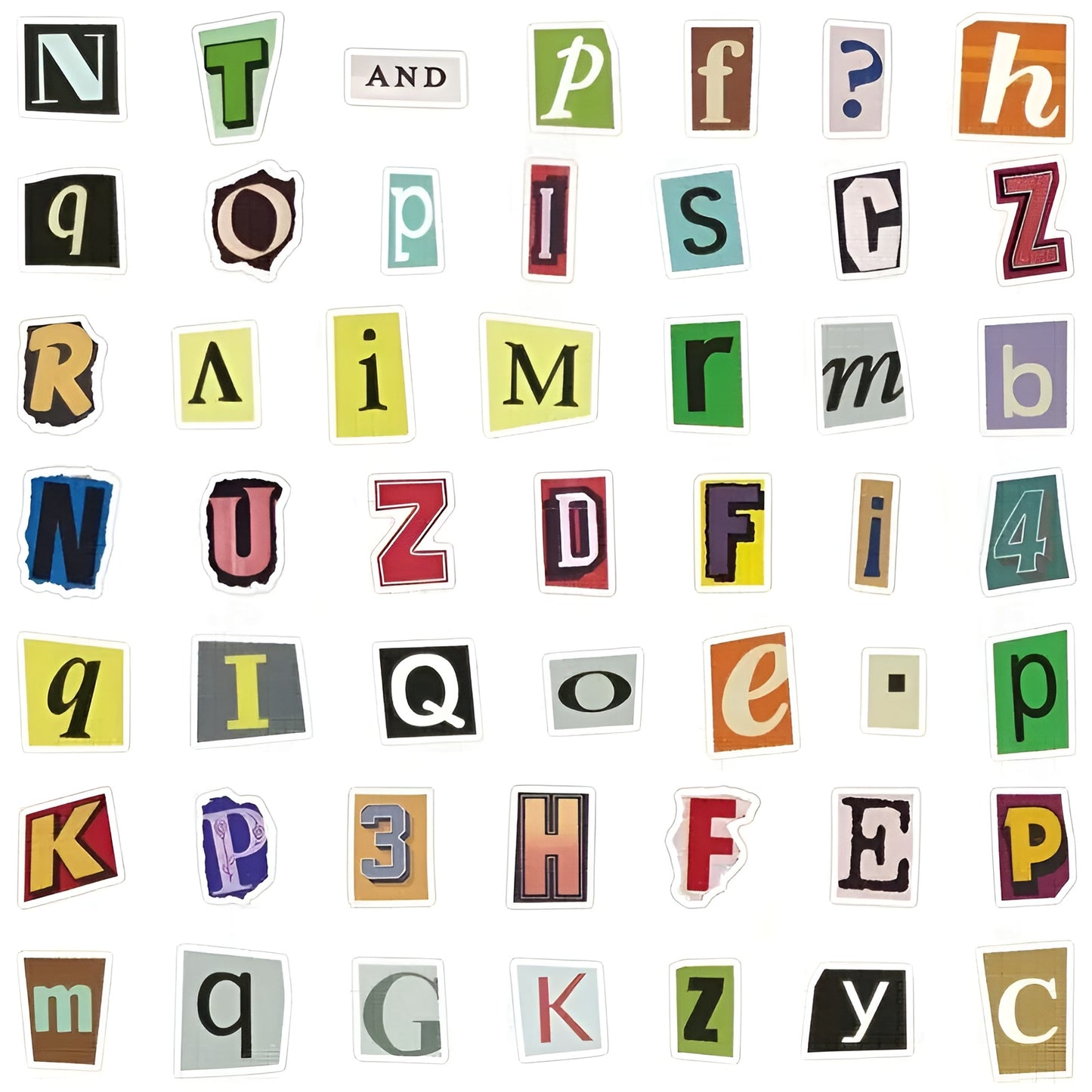 waterproof alphabet stickers for custom phone case designs