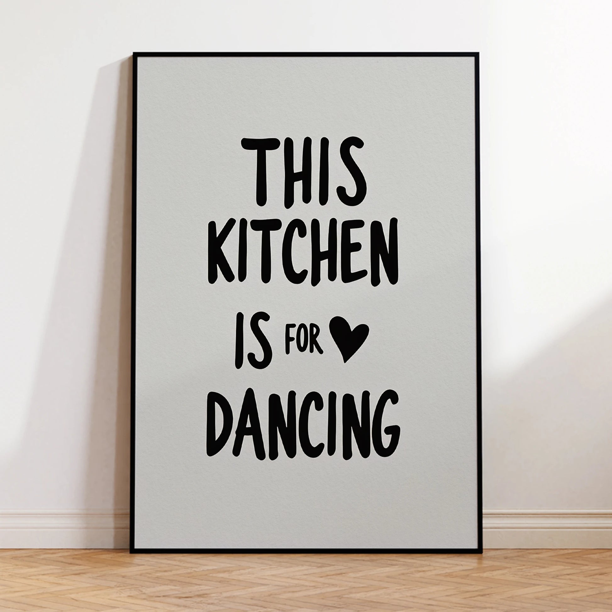Minimalist wall art for modern kitchen canvas decoration
