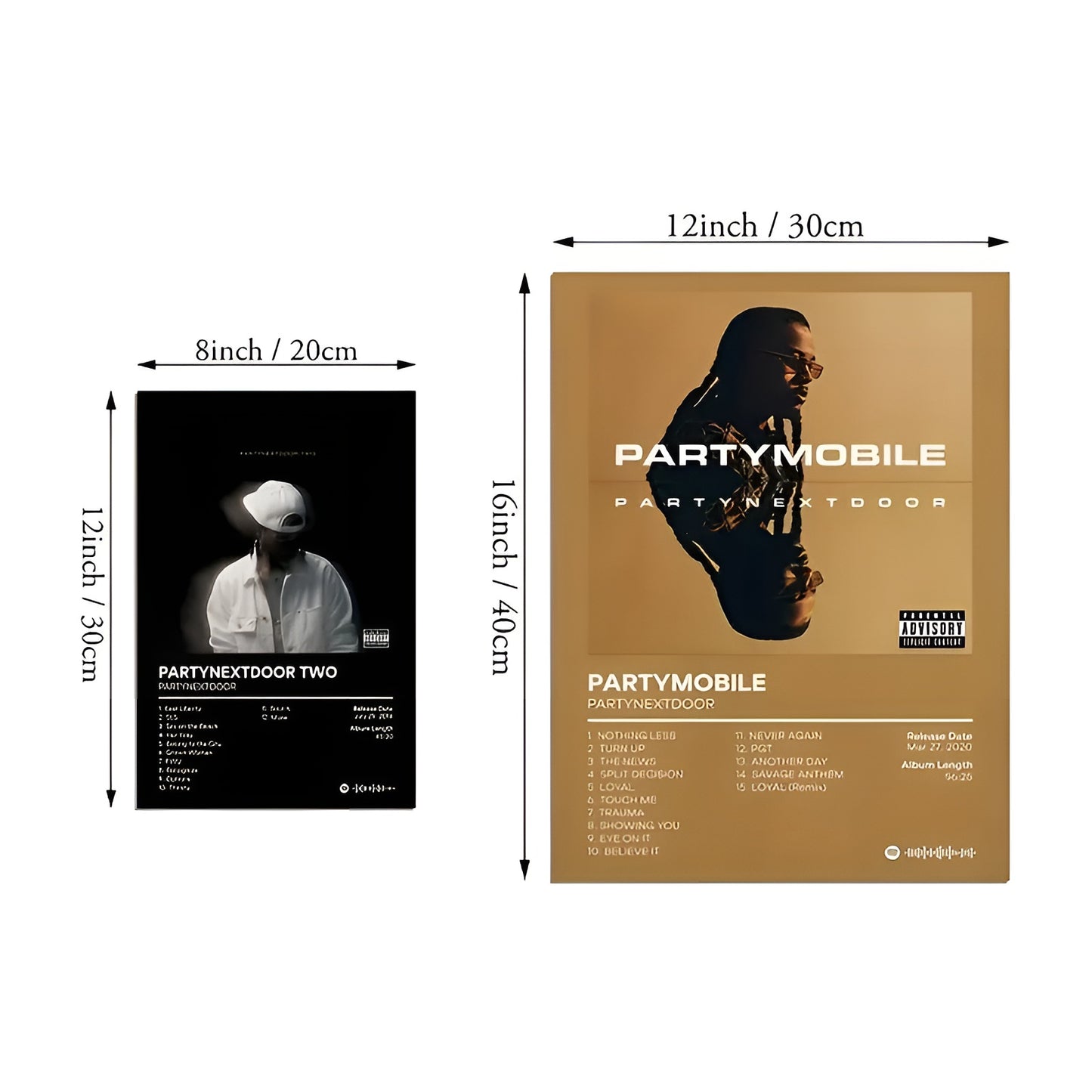 Set of 4 Music Wall Art Canvas Poster