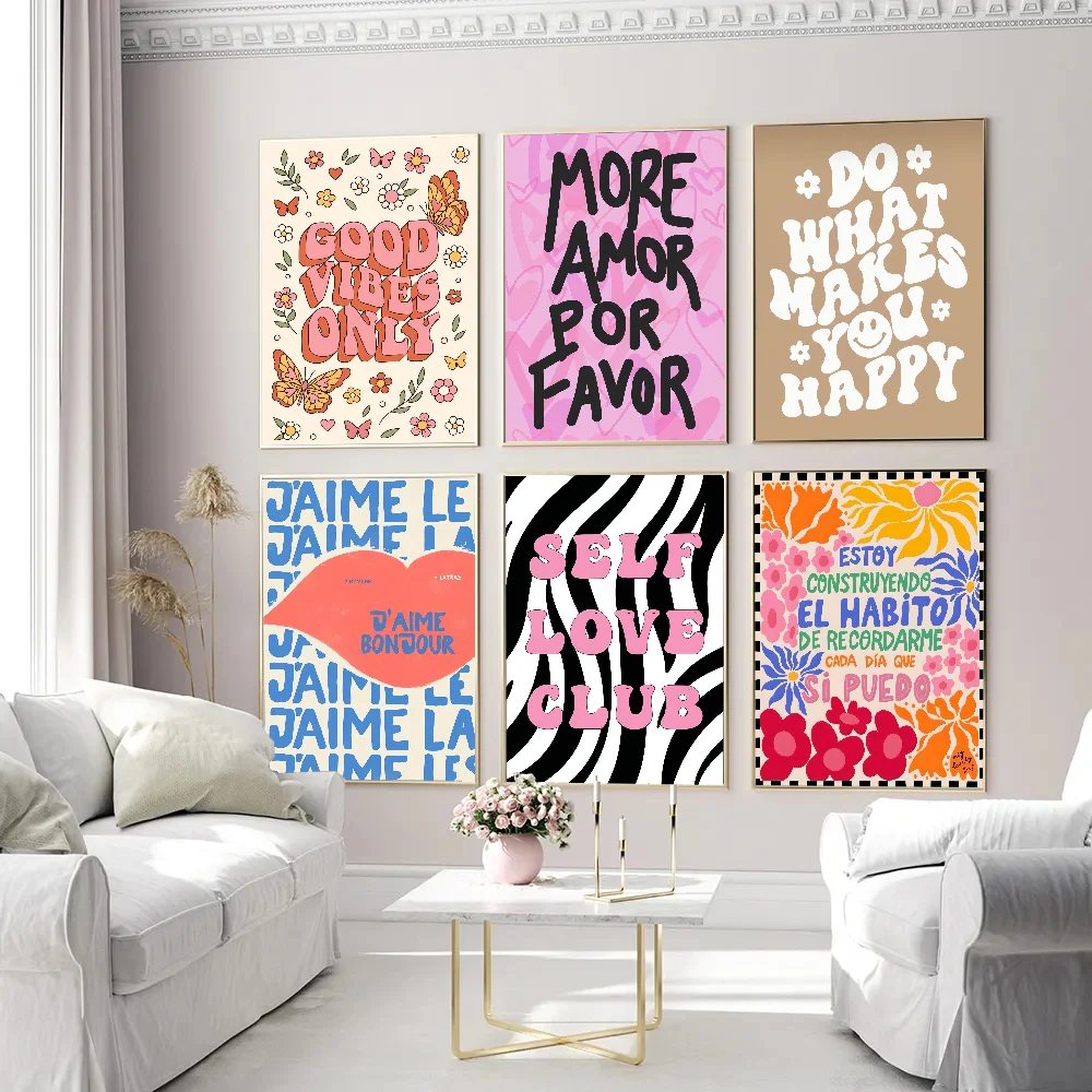 Whitepaper love quote art print for bedroom and living room