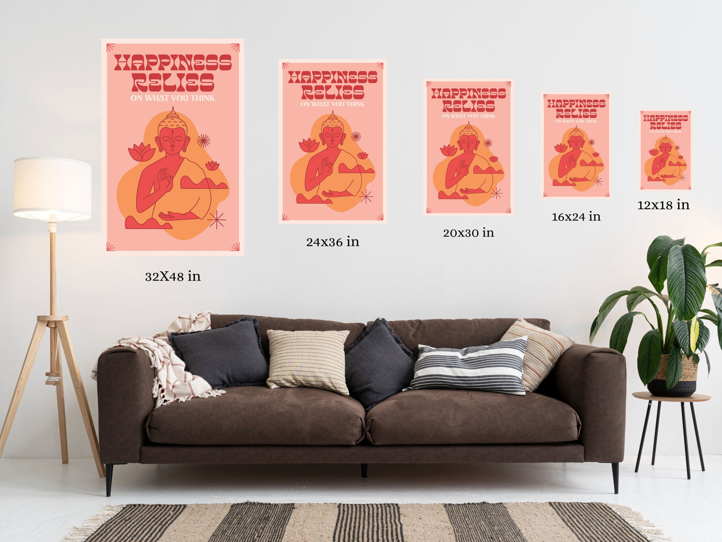 Inner Empowerment: Buddha's Influence - Matte Canvas