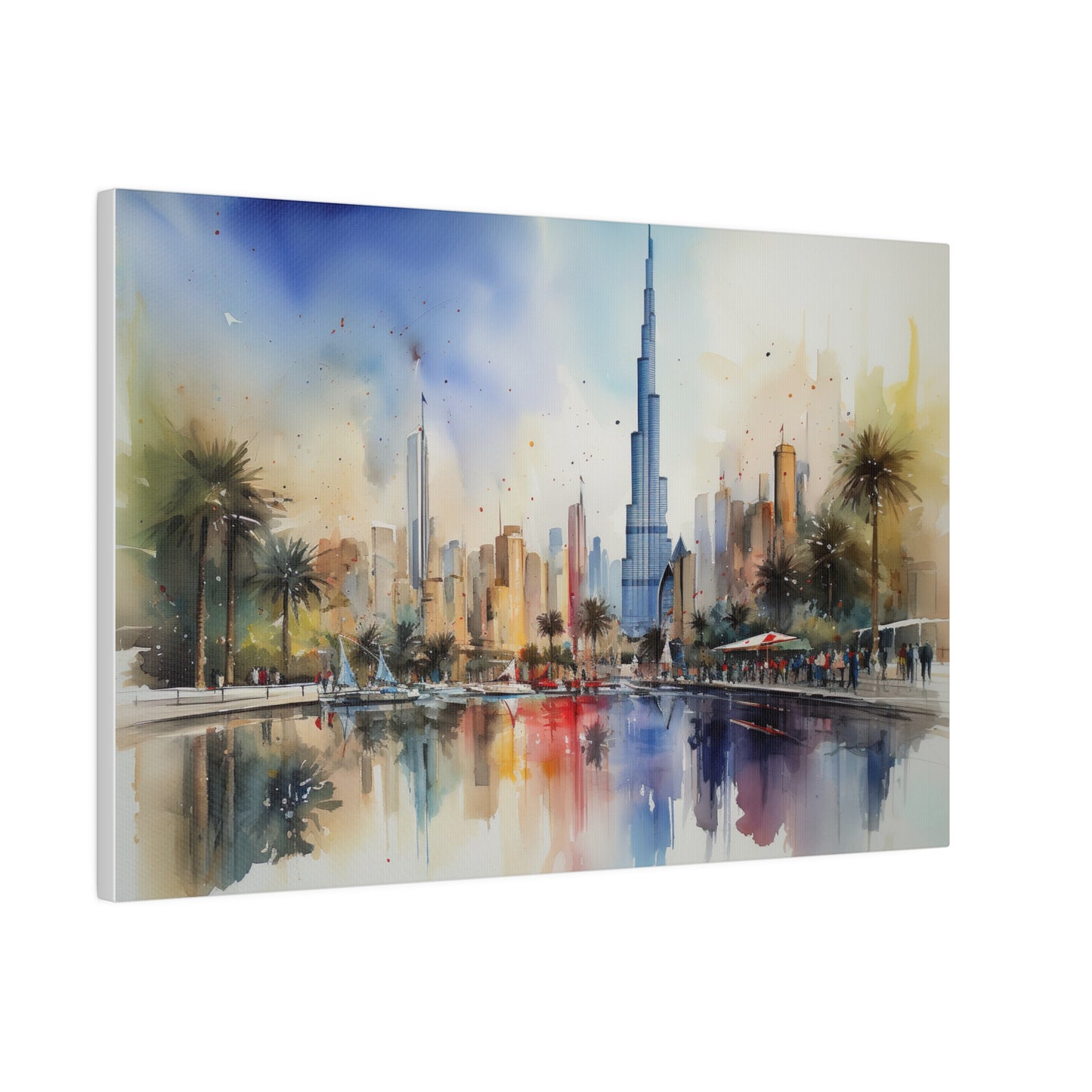 Watercolor painting or Watercolor prints - Side angle