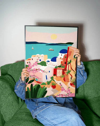 Colorful Landscape Poster