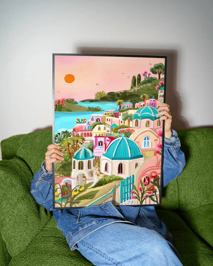 Colorful Landscape Poster