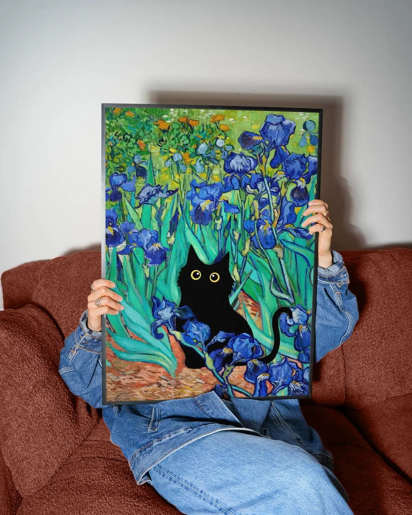 Funky Black Cat