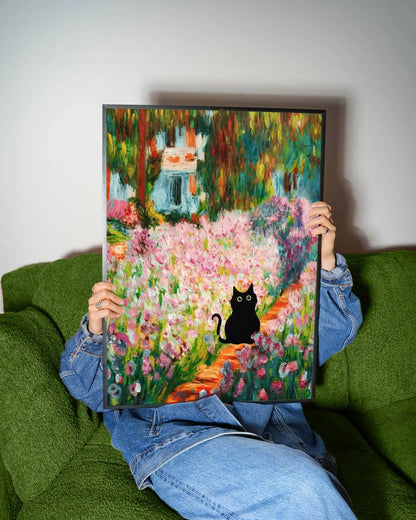 Funky Black Cat