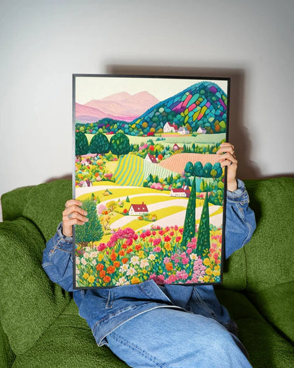 Colorful Landscape Poster