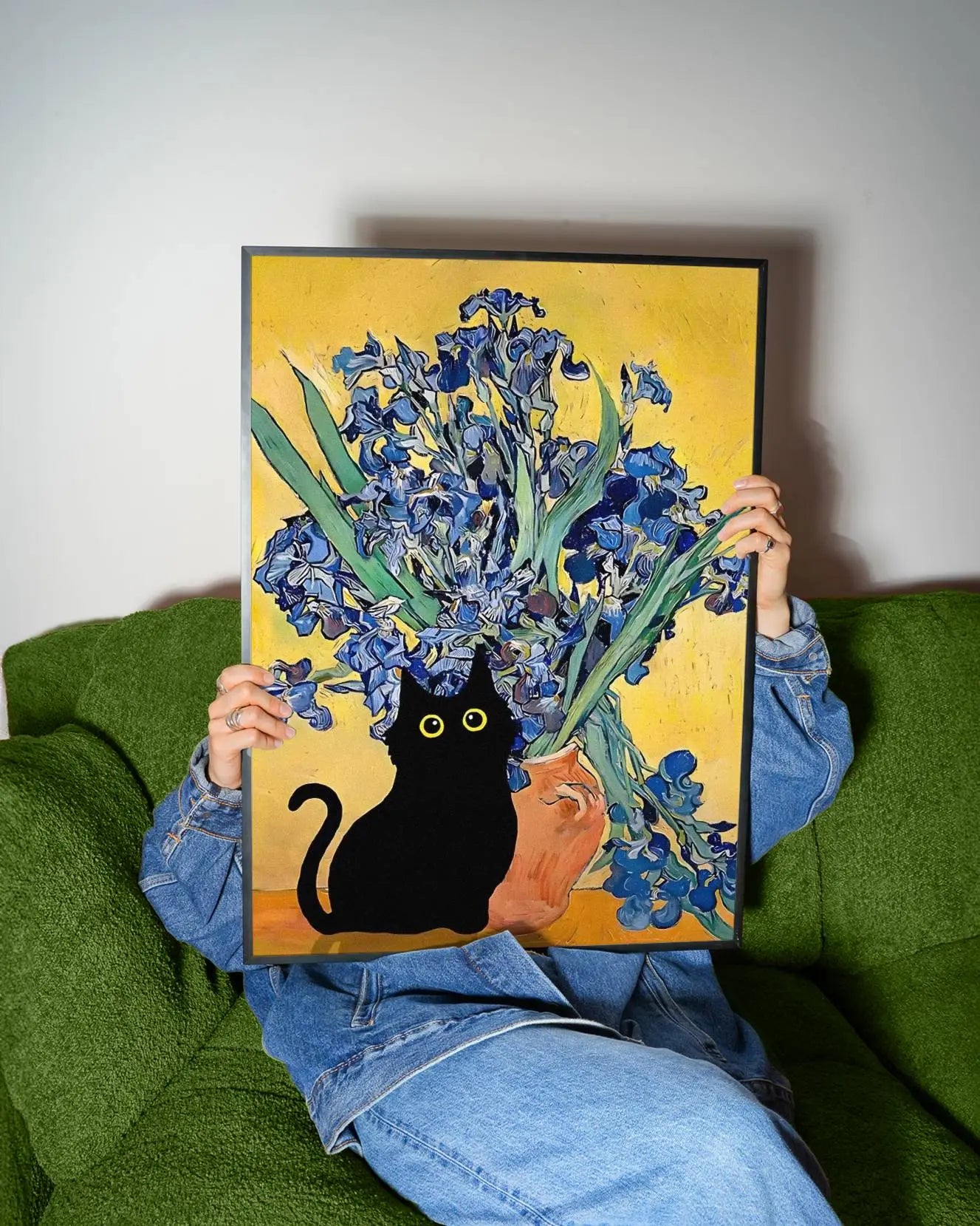 Funky Black Cat