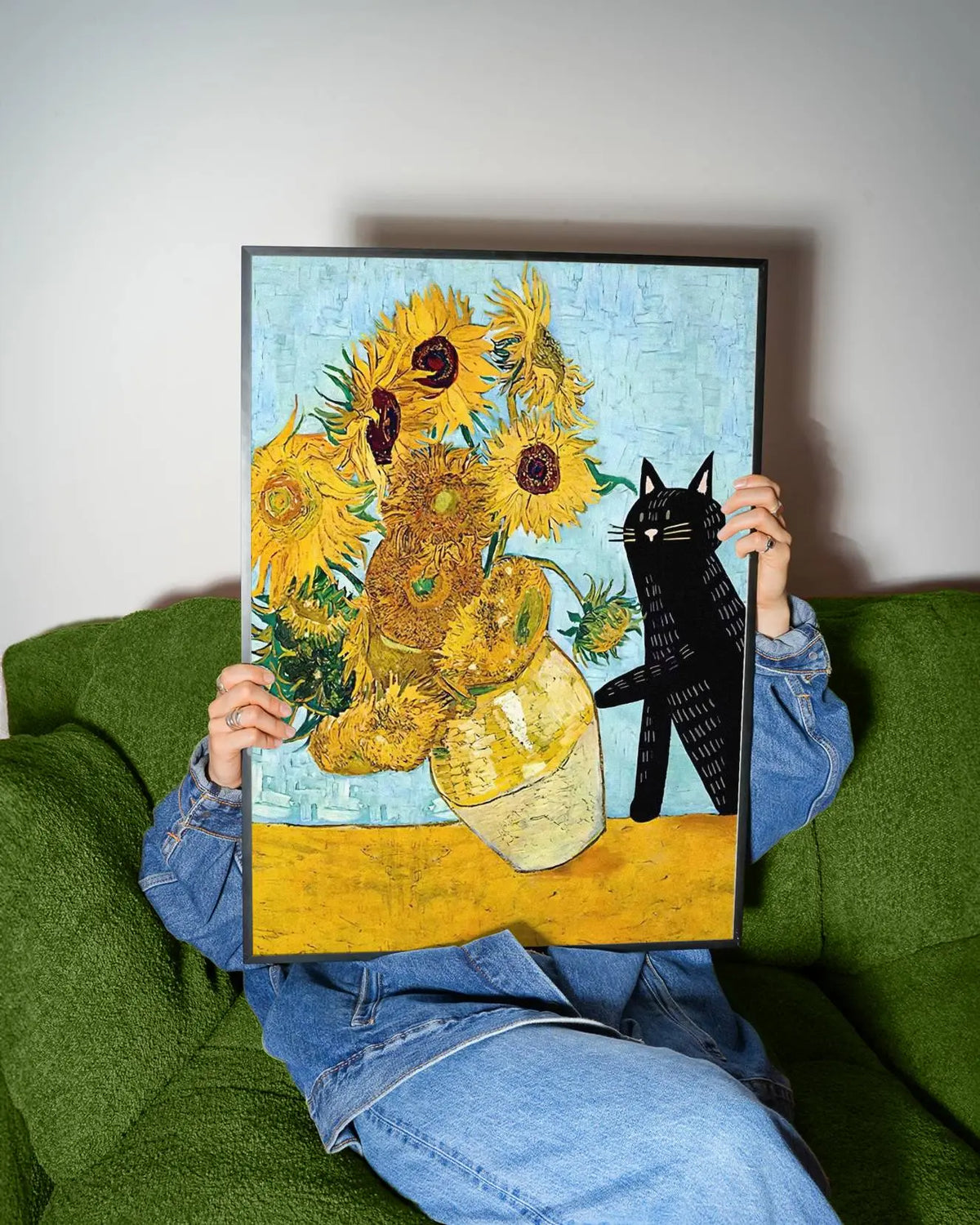Funky Black Cat