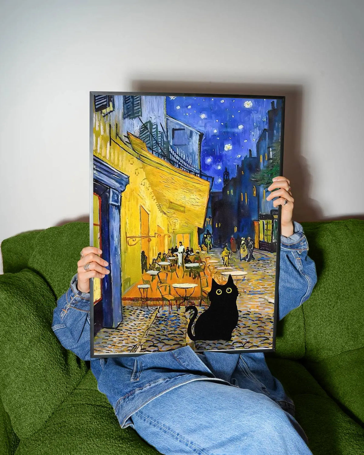 Funky Black Cat