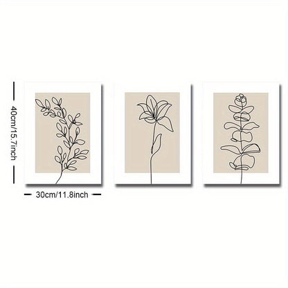 Set of 3 Boho Style Art Posters