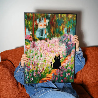 Funky Black Cat