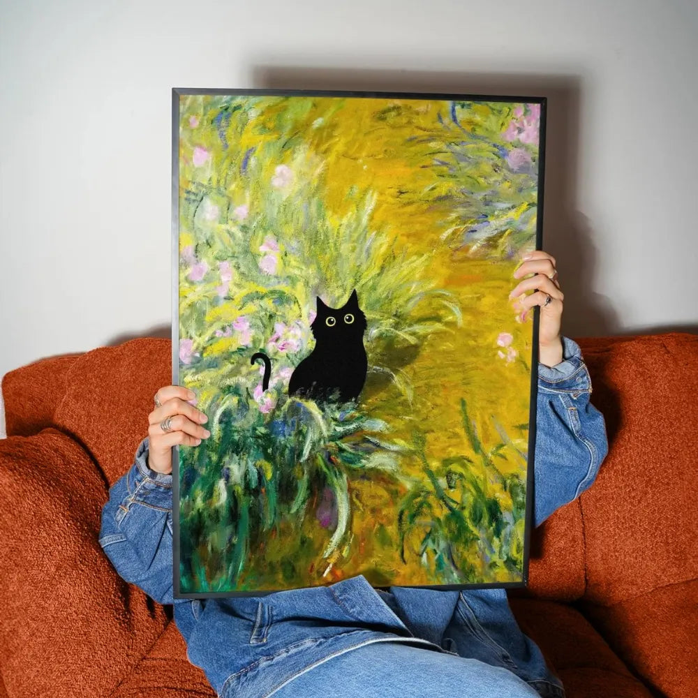 Funky Black Cat