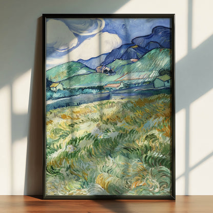 Wheat Field with Mountains