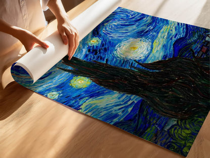 The Starry Night with Cypress