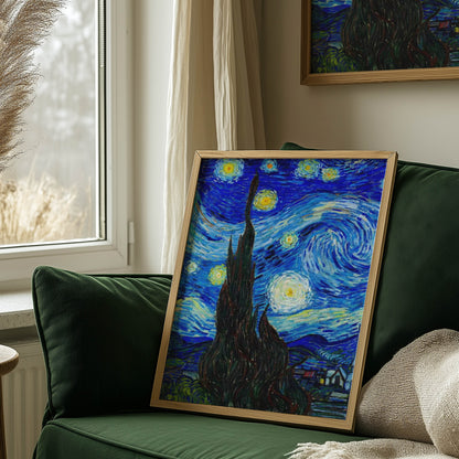The Starry Night with Cypress