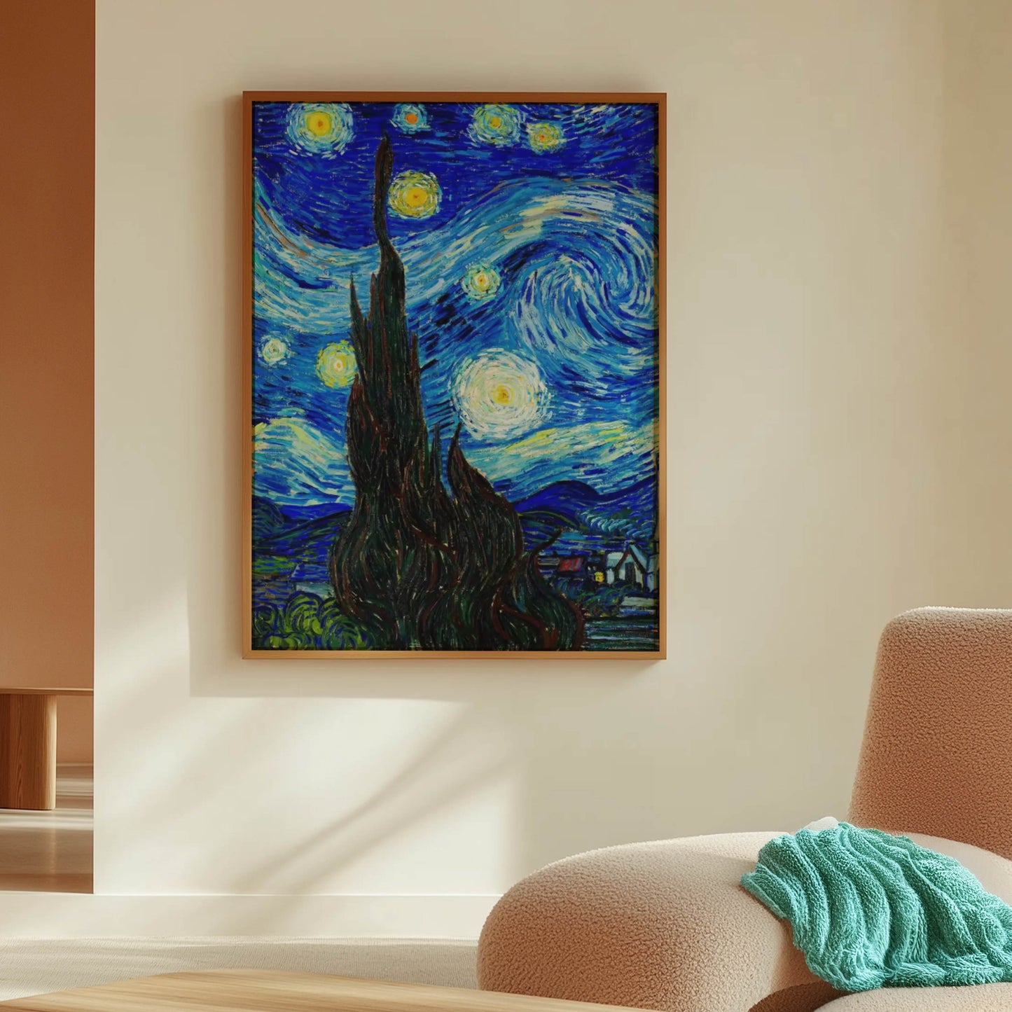 The Starry Night with Cypress