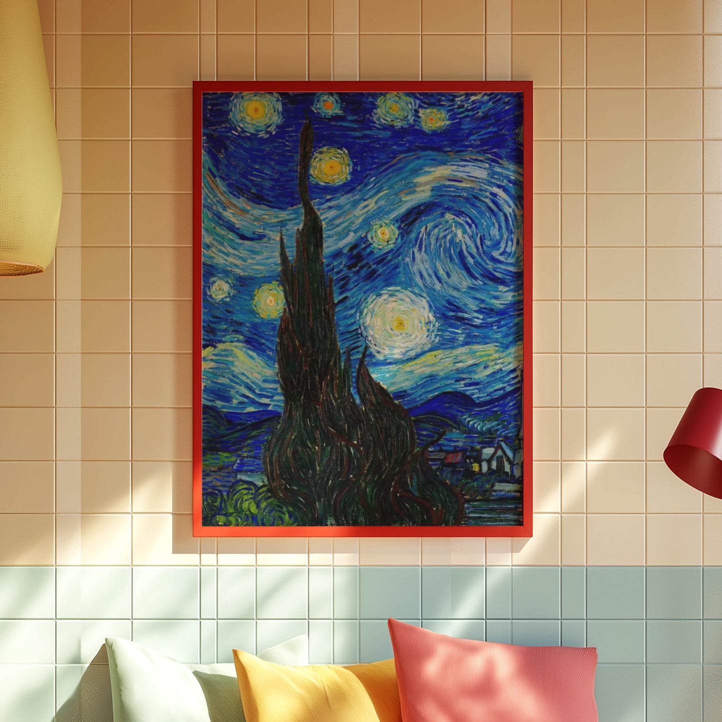 The Starry Night with Cypress
