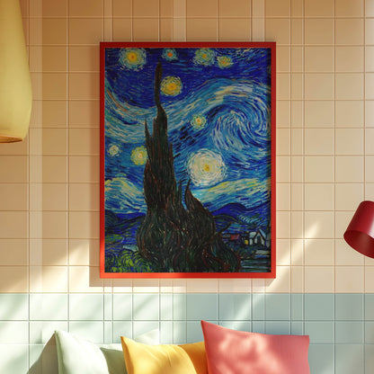 The Starry Night with Cypress