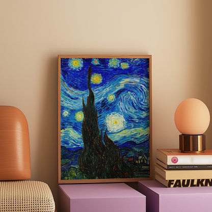 The Starry Night with Cypress