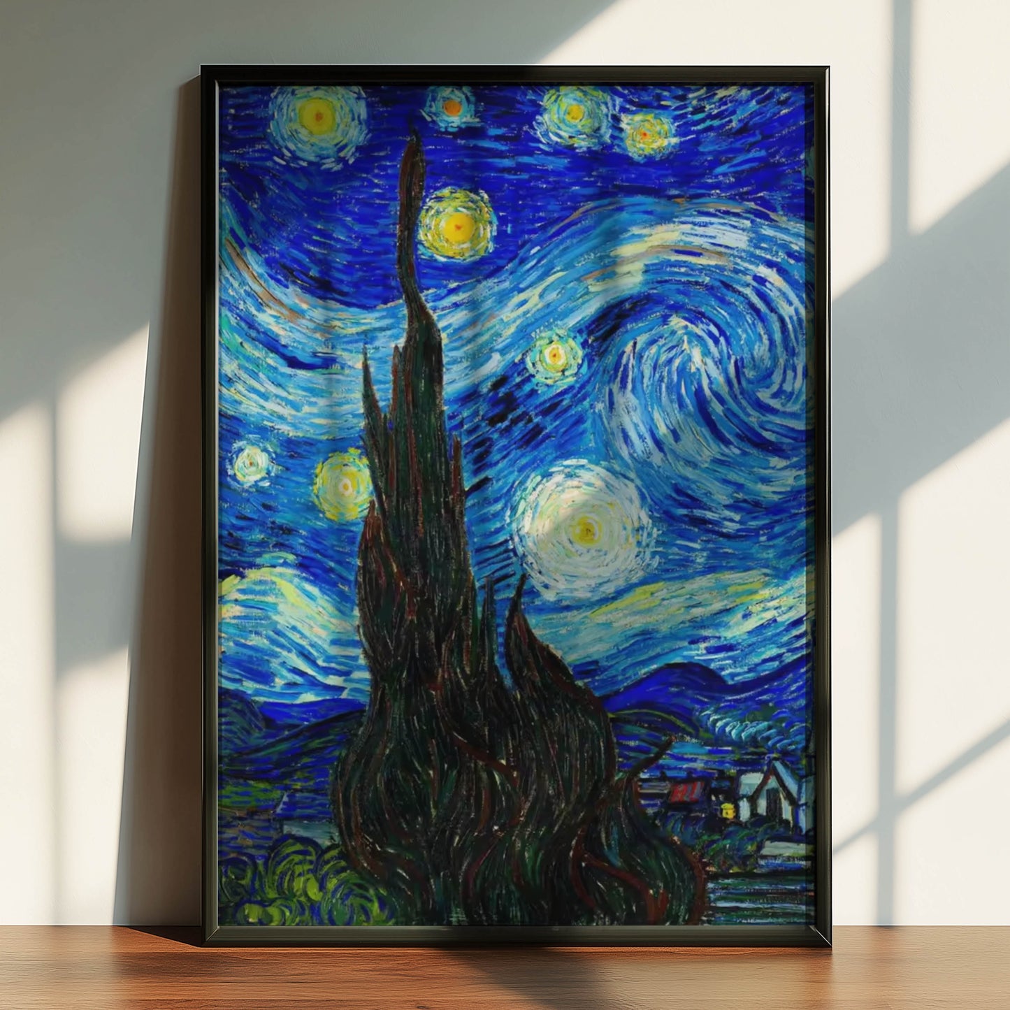 The Starry Night with Cypress