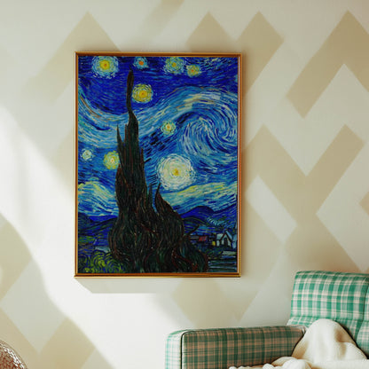 The Starry Night with Cypress