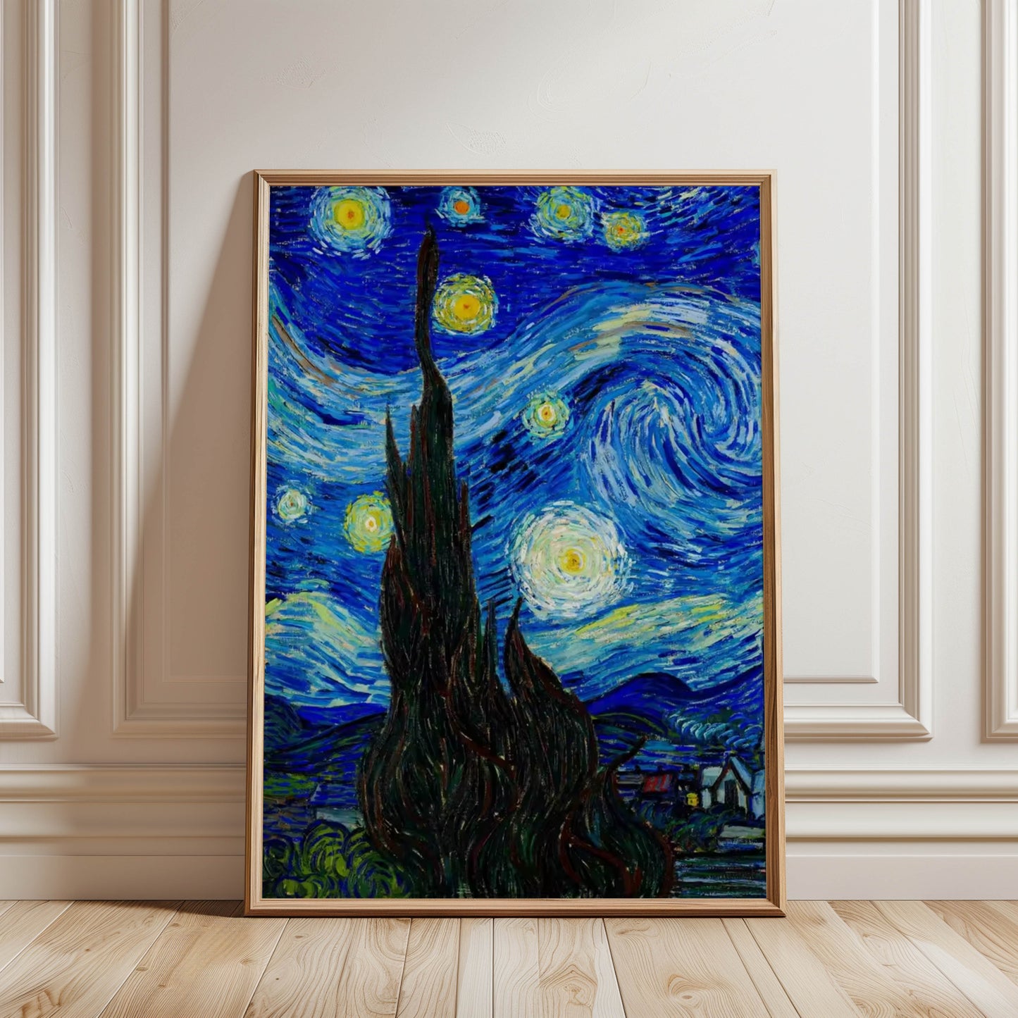 The Starry Night with Cypress