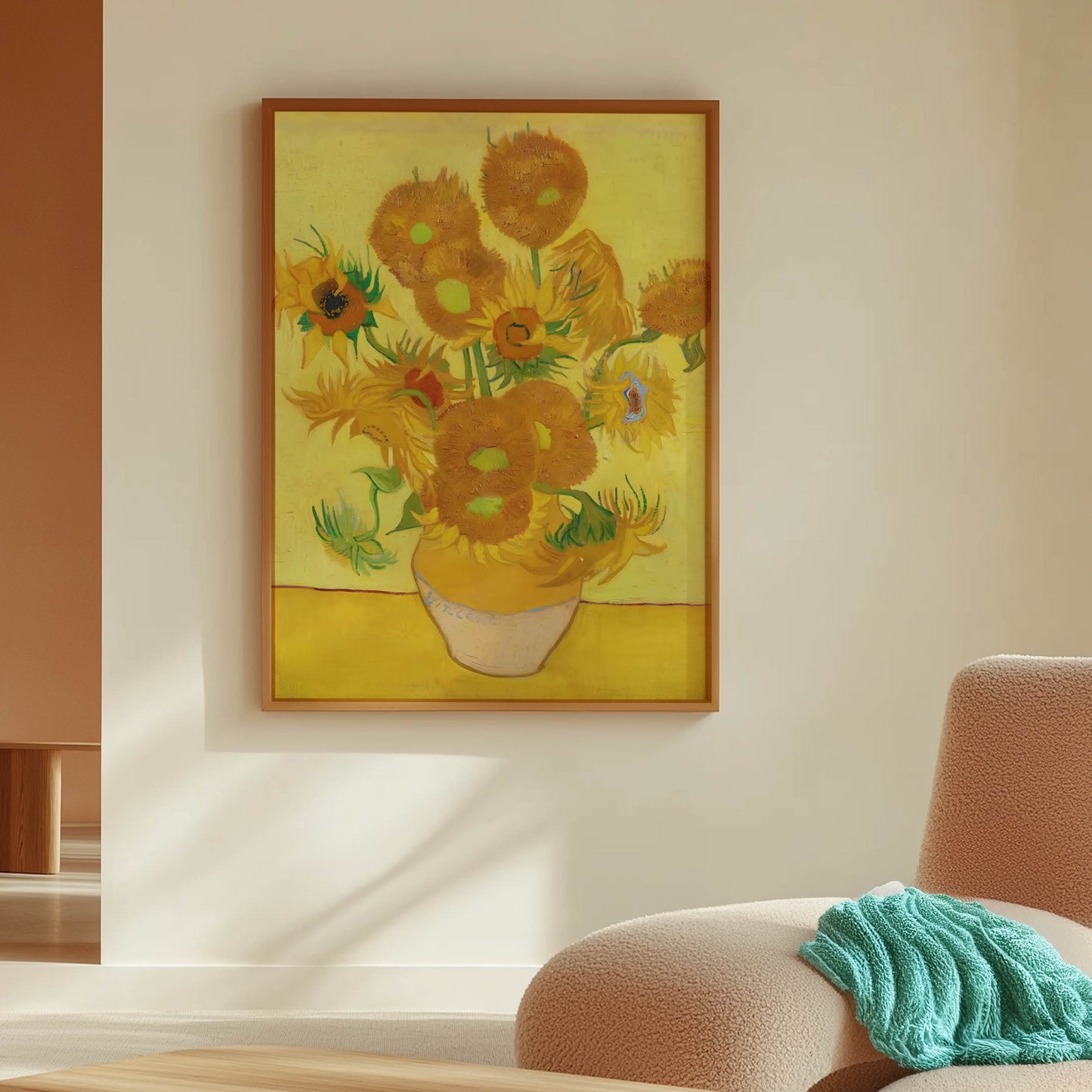 Sunflowers Yellow Background