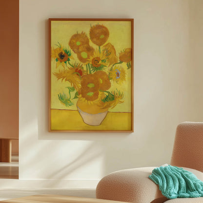 Sunflowers Yellow Background