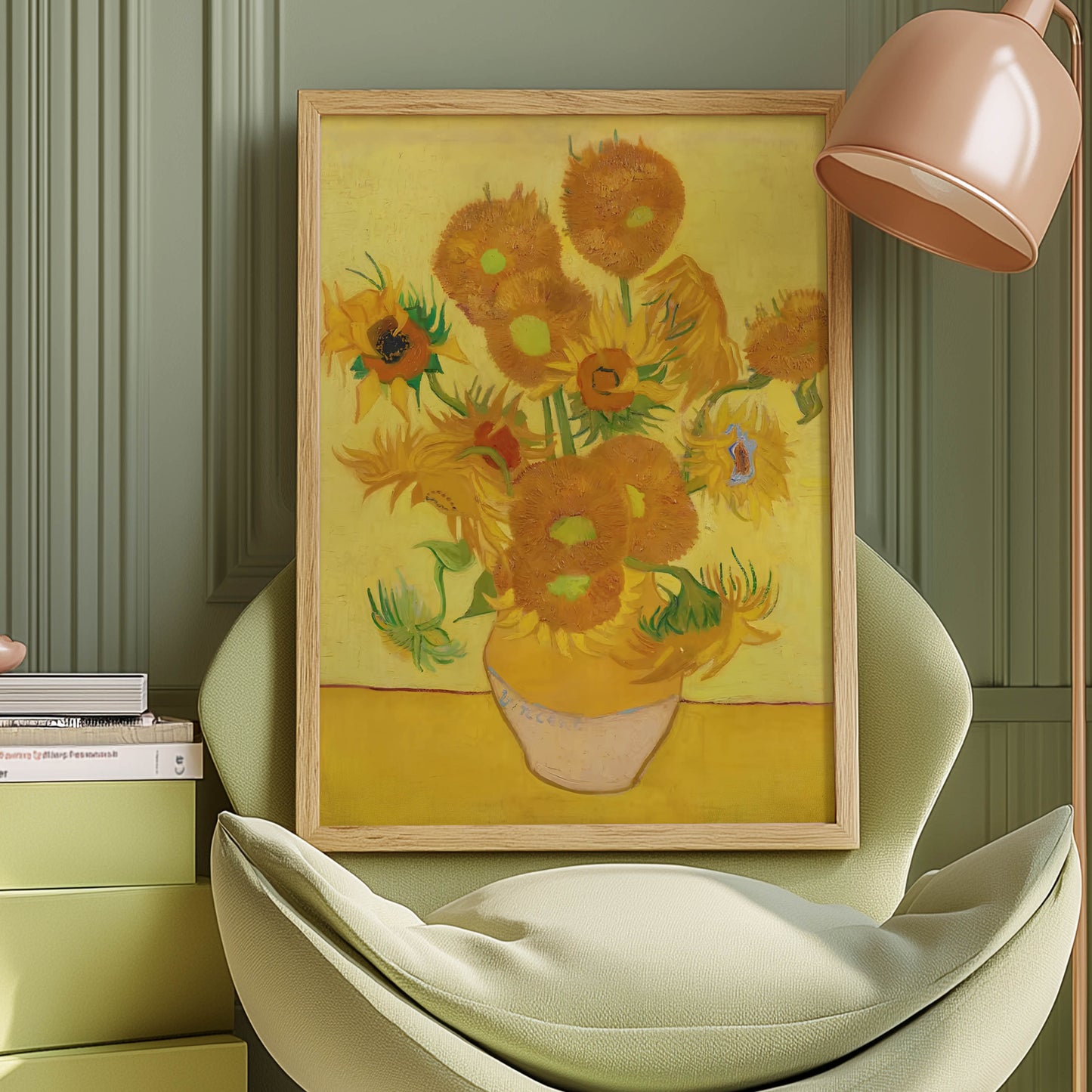 Sunflowers Yellow Background