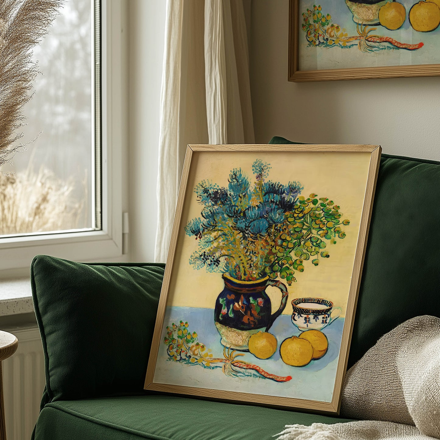 Vase with Thistles and Lemons