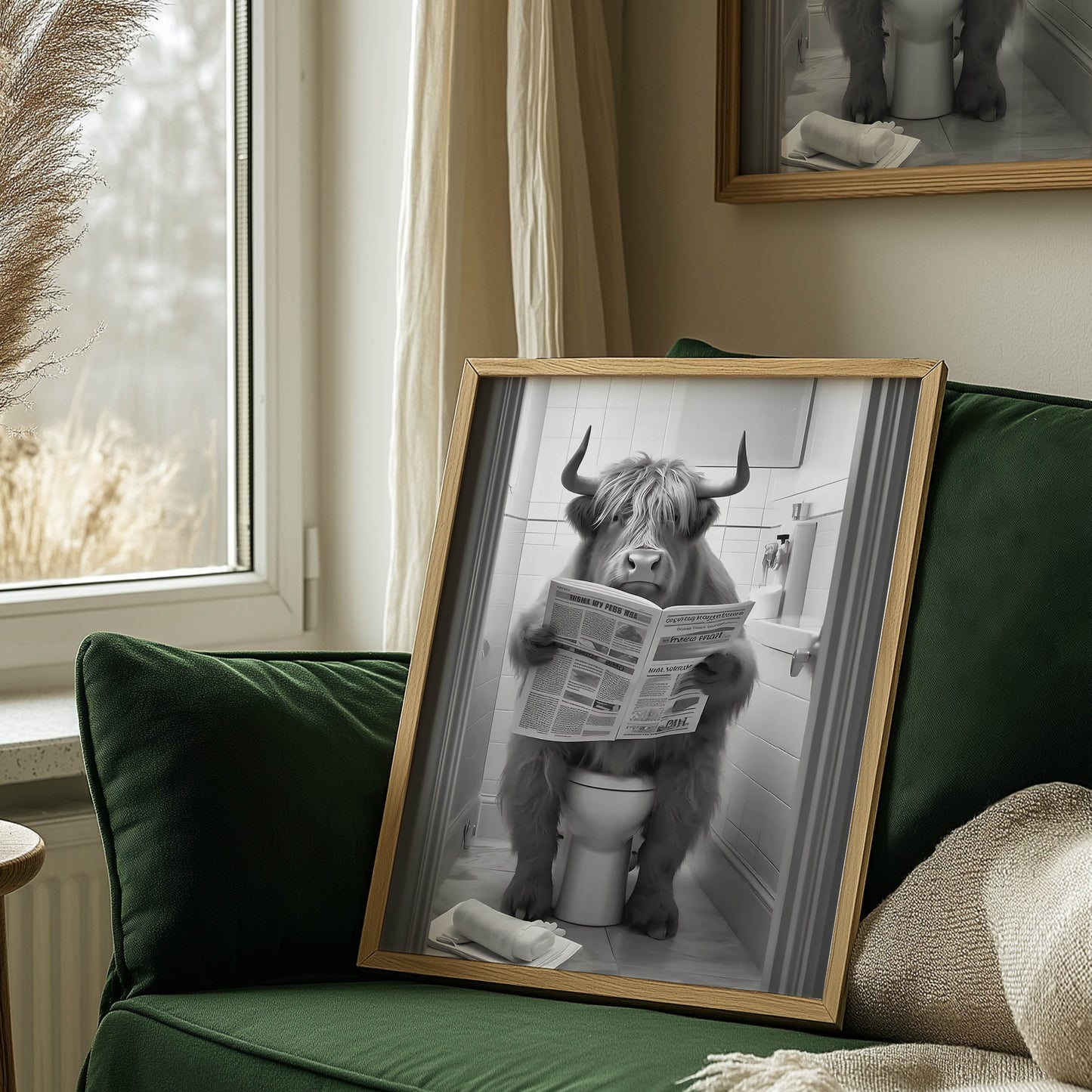 Highland Cow Newspaper