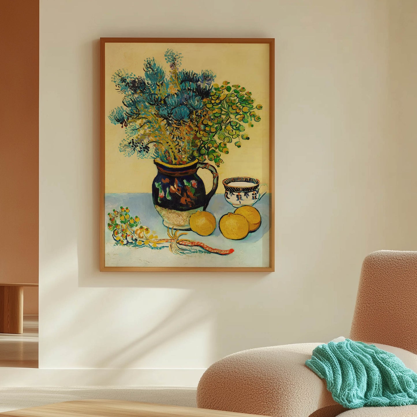 Vase with Thistles and Lemons