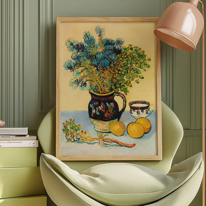 Vase with Thistles and Lemons