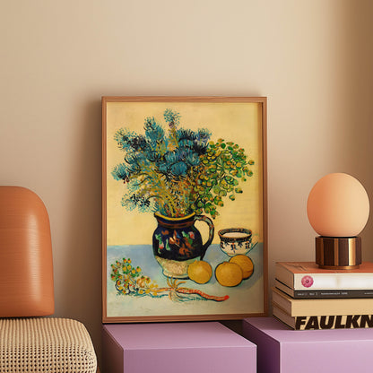 Vase with Thistles and Lemons