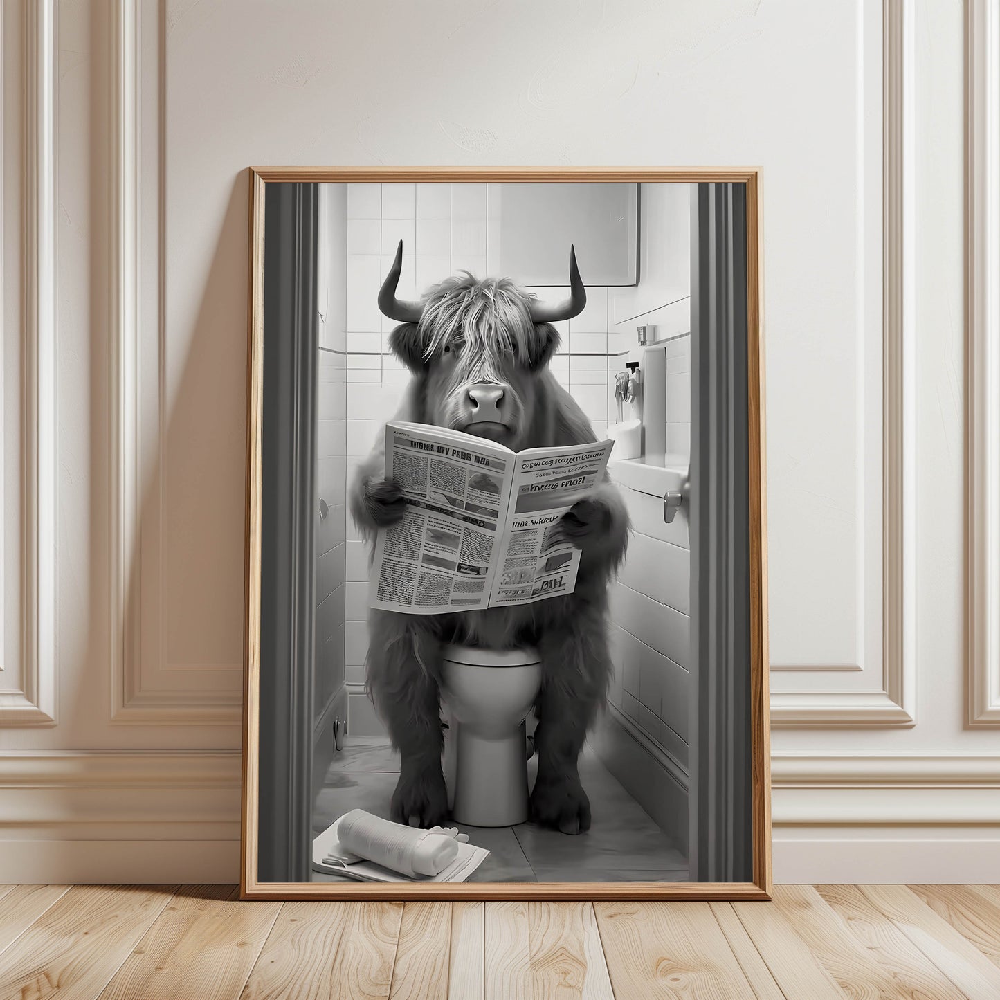Highland Cow Newspaper