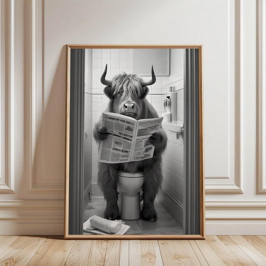 Highland Cow Newspaper