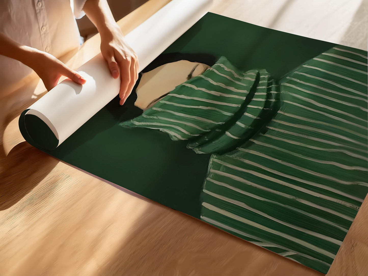 Green Turtleneck