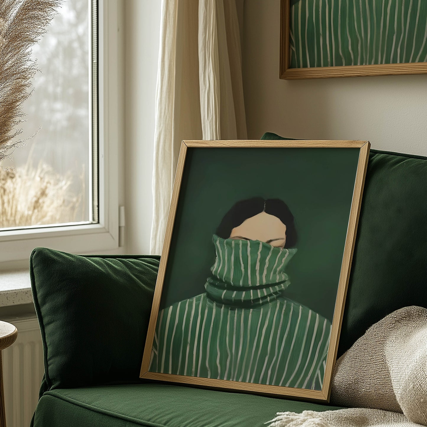 Green Turtleneck