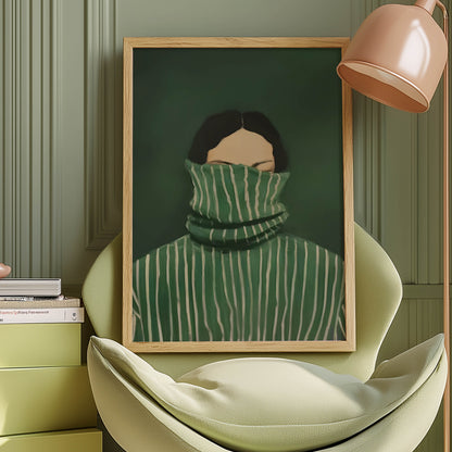 Green Turtleneck