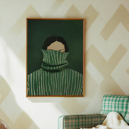 Green Turtleneck