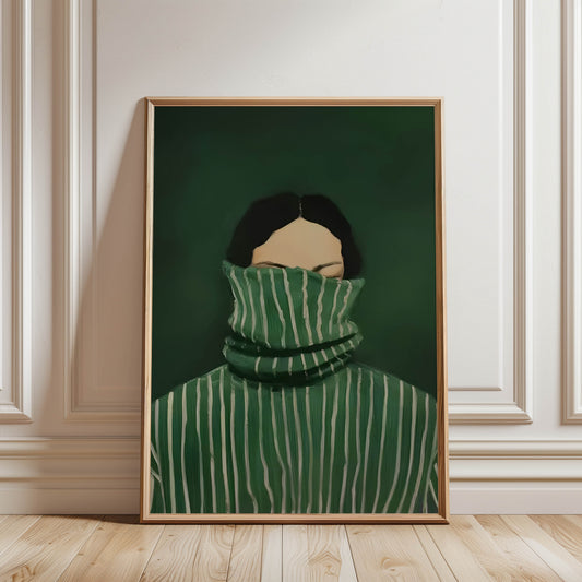 Green Turtleneck